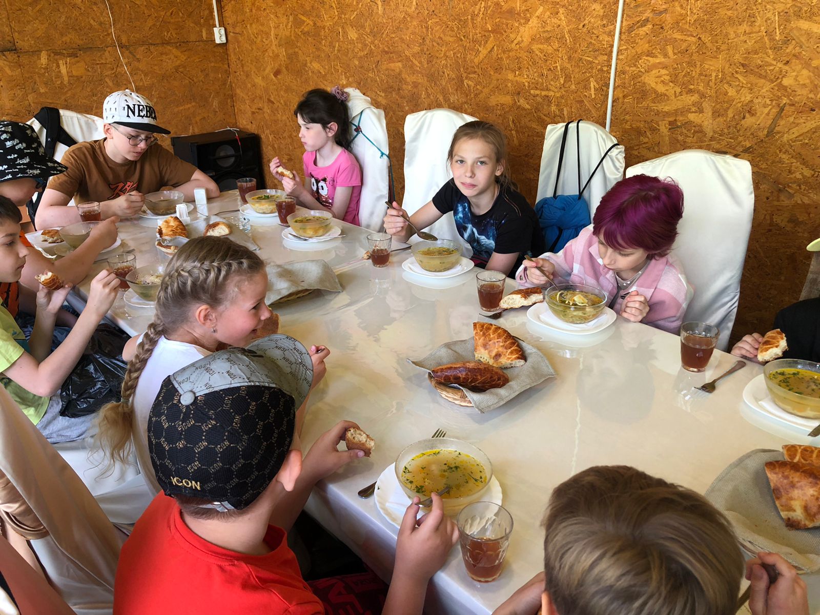 Обеды в городском лагере Высота